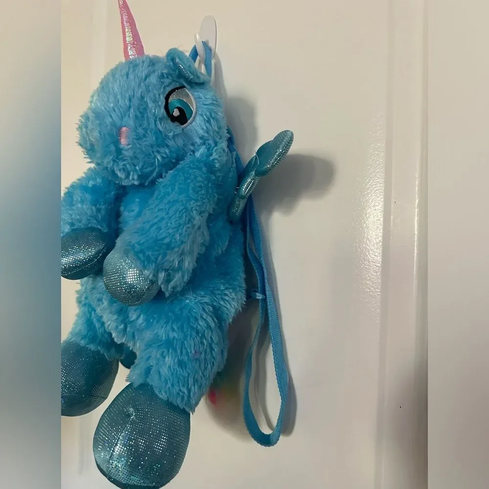 NWOT Critter Collection Blue Unicorn Plush 16